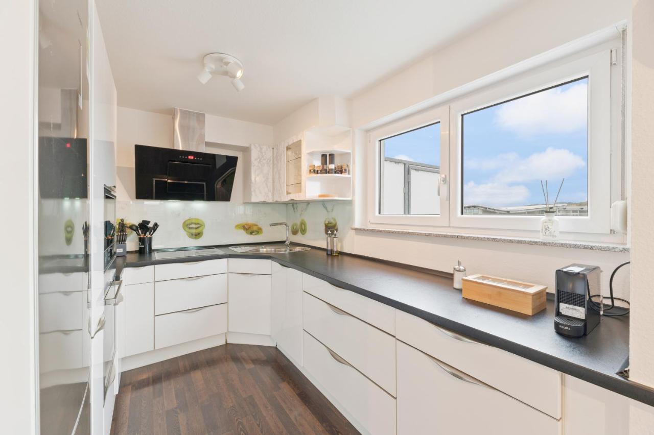 Design-Apartment - Kueche - Dachterrasse - Zentral Leinfelden-Echterdingen Buitenkant foto