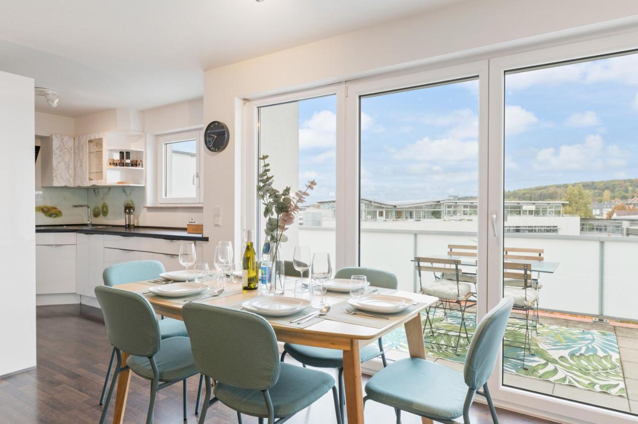 Design-Apartment - Kueche - Dachterrasse - Zentral Leinfelden-Echterdingen Buitenkant foto