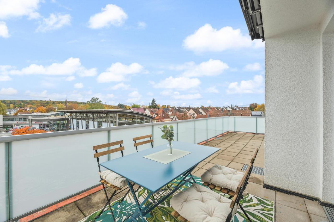 Design-Apartment - Kueche - Dachterrasse - Zentral Leinfelden-Echterdingen Buitenkant foto